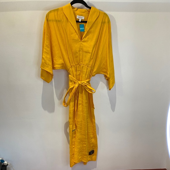 & Other Stories Linen Kaftan Dress - Picture 2 of 6